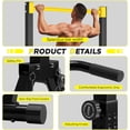 thumbnail image 2 of Foldable Power Tower Pull Up Dip Station,Home Gym Strength Training Equipment,Adjustable Multifunction Workout Pull Up Tower Station,Triangular Design, 2 of 9