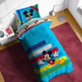 thumbnail image 1 of Up Disney Mickey Mouse Twin Comforter Set - 5 Piece Kids Bedding Includes, 1 of 7