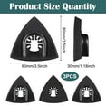 thumbnail image 4 of Aluminum Oxide Triangle Sanding Pads, Quick Release System For Oscillating Multi Tool, Universal Compatibility, Durable EVA And Carbon Steel, Compact For Easy Transportation, 4 of 7