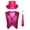 Rose Red, variant on Alvivi Boys Sequins Waistcoat Hip-Hop Street Dance Stage Performance Vest Jacket with Hat Necktie Black 9-10