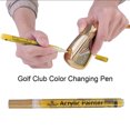 thumbnail image 4 of Bolígrafo De Golf Bolígrafo de golf Tinta acrílica Bolígrafo que cambia de color colorido para regalo de golfistas (Oro) Sywqhk Para Estrenar, 4 of 6