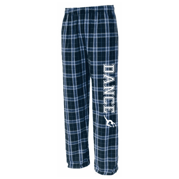 Girls Dance Columbia Blue Flannel Pants (Youth Small 6/8)