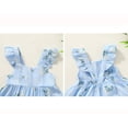 thumbnail image 5 of Younger Tree Baby Girls Summer Sleeveless Dress Kid Princess Flower Beach Butterfly Sundress for 18-24 Months, 5 of 7