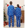 thumbnail image 4 of GYRATEDREAM Matching Family Christmas Pajamas Long Sleeve Button Down PJs Sets Holiday Sleepwear Loungewear, 4 of 9