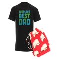 thumbnail image 1 of CafePress - World's Best Dad Pajamas - Men's Dark Pajamas, 1 of 1