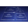 thumbnail image 3 of Square Templates. 1", 2", 3", 4", 5", 6" - w/seam Clear 1/8", 3 of 3