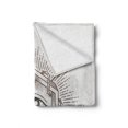 thumbnail image 2 of Occult Soft Flannel Fleece Throw Blanket, Third Eye in Geometric Hexagon with Grunge Effects and Arrows Inspirations Print, Cozy Plush for Indoor and Outdoor Use, 50" x 60", Beige, by Ambesonne, 2 of 6