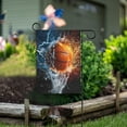 thumbnail image 6 of Basketball with Water Garden Flag 12"x18" Double-Sided Yard Flags for Outside Outdoor All Seasonal Decoration, 6 of 6