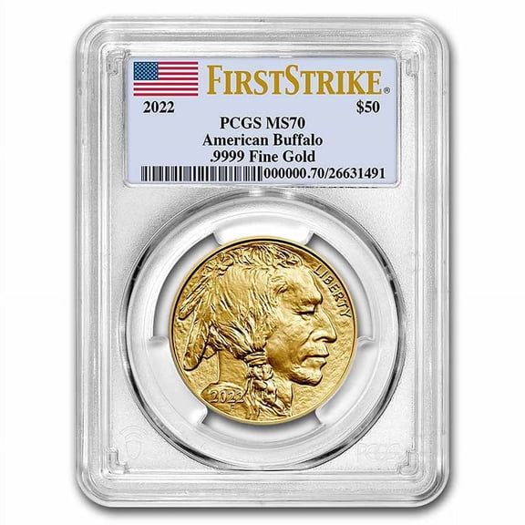 2022 1 oz Gold Buffalo MS-70 PCGS (FirstStrike®)