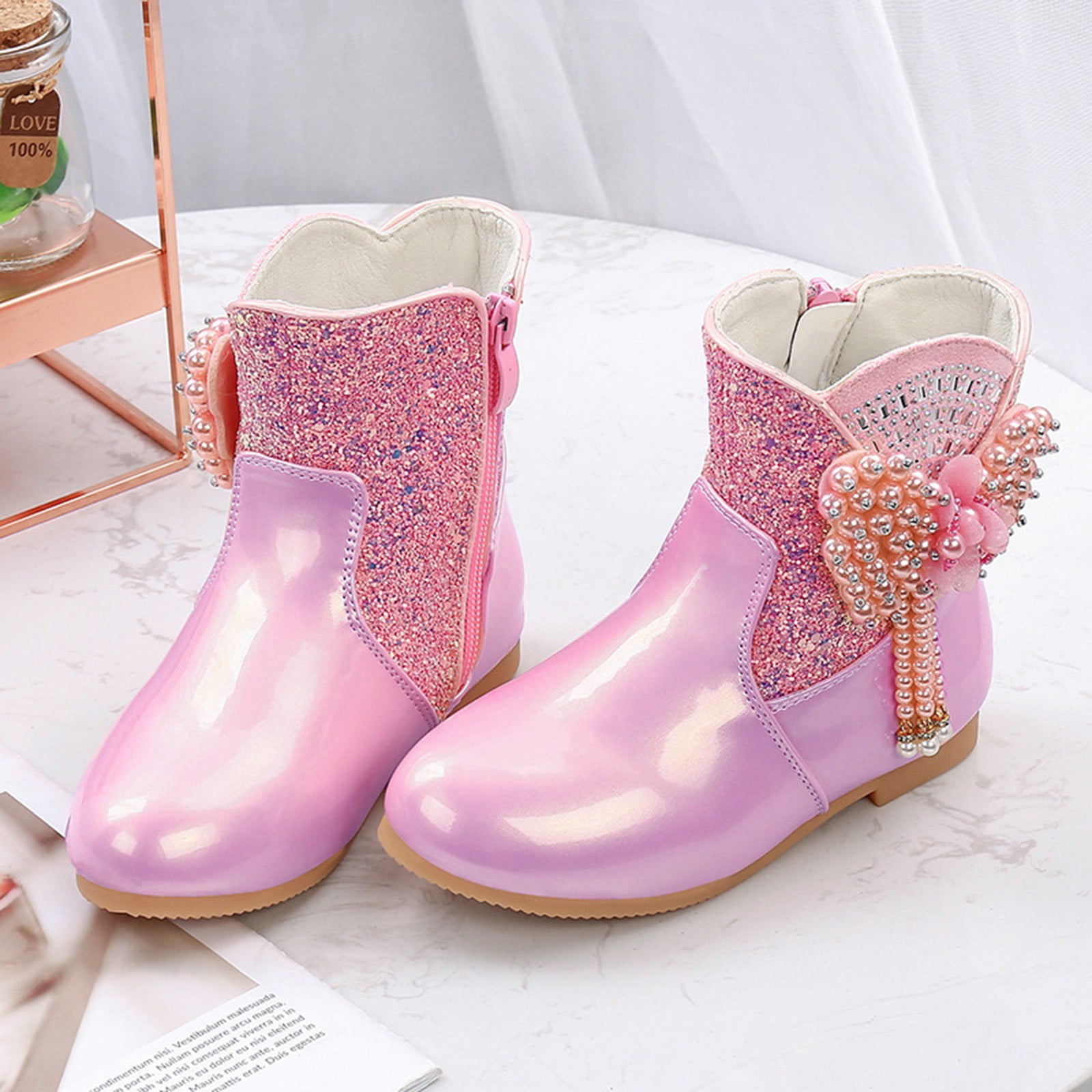 Children Shoes Boots 10 Years Old Girl | Boots Heel Shoes Girl 10 Years -  High-heeled - Aliexpress
