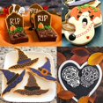 thumbnail image 5 of 6 Juego de cortadores de galletas estilo Halloween, cortadores de galletas de postre y fondant, 5 of 5