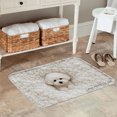 thumbnail image 2 of FJPT Non Slip Flannel Polyester Floor Mat With Cute Dog Design For Bathroom Kitchen Bedroom Decor 16x24 inch, 2 of 5