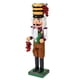 thumbnail image 1 of Figura de cascanueces, estatua de cascanueces de Navidad, escultura de cascanueces de madera, decoración navideña para repisa, 1 of 9