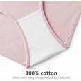 thumbnail image 4 of HBlife 6 Pack Womens Cotton Maternity Underwear,Healthy Maternity Pregnancy Panties Postpartum Mother Under Bump Underwear, 4 of 5