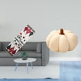thumbnail image 2 of Camino de mesa y cojín con diseño festivo de calabazas invernales para mesa de centro y sofá en el dormitorio. Decoración rústica de para el, 2 of 8