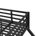 thumbnail image 5 of Jopath Twin XL over Queen Bunk Bed for Teens and Adults,Heavy-Duty Metal Bed Frame with Full-Length Guardrails,Space-Saving/Noise Reduced/No Box Spring Needed, Black, 5 of 9