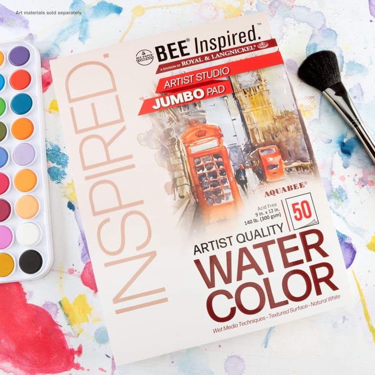 Bee Paper Bee Inspired Studio Watercolor Pad, 50 Sheets photo 3