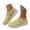 Yellow, variant on Breathable Walking Shoes for Women Memory Foam Print Slip on Mesh Sneakers Outdoor Arch Support Workout Sports Shoe Green Size 6.5