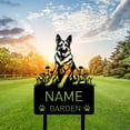 thumbnail image 2 of Custom German Shepherd Dog Metal Memorial Garden Stake Personalized Pet Grave Marker Name Sign Remembrance Stake Decor Sympathy, 2 of 6