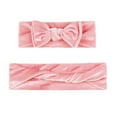 thumbnail image 1 of Diademas TureClos Qarigey para madre e hijo con lazo elástico Rosado, 1 of 6