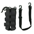thumbnail image 2 of Bolsa para Botella de Agua para Exteriores, Soporte para Hervidor con Cordón, Bolsa de Transporte para Hidratación, para , Senderismo, Ca Negro Sunnimix Bolsa de botellas deportivas, 2 of 8