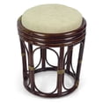 thumbnail image 6 of SK New Interiors Pier Stool Plant Stand ECO Natural Rattan Wicker Handmade Design, Dark Brown, 6 of 8