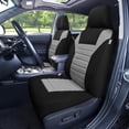 thumbnail image 2 of Fundas Asientos Auto FH Group FB068GRAY115 Juego Completo Malla 3D Universal Compatible Airbag, 2 of 5
