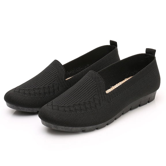 AXXD Shock Resistant Fall Autumn Training Mom Outdoor Flats Shoes Slip On Tennis Shoes Women Slouch Shoes For Rollback
