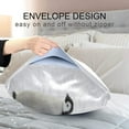 thumbnail image 5 of GZHJMY Emperor Penguin and Child Satin Pillowcase for Hair and Skin Silk Pillowcase, Standard Size(20x26 inches) - Slip Cooling Satin Pillow Covers with Envelope Closure, 5 of 7