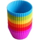 thumbnail image 1 of Moldes para cupcakes, moldes para hornear de silicona reutilizables de 24 piezas Moldes para muffins Adepaton LN-1738, 1 of 5