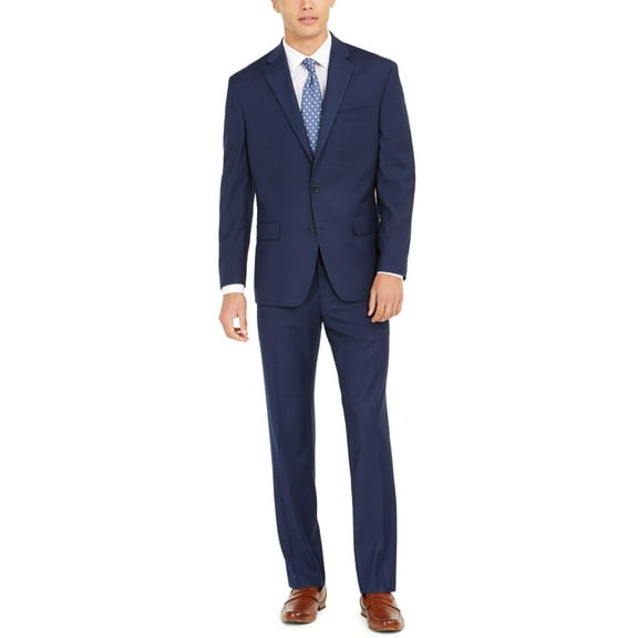 Club Room Men's Classic-Fit Stretch Suits, Navy, 40 SHORT