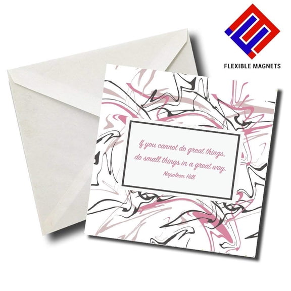 Napoleon Hill Inspirational Quote Magnet for refrigerator. Great Gift! By Flexible Magnets