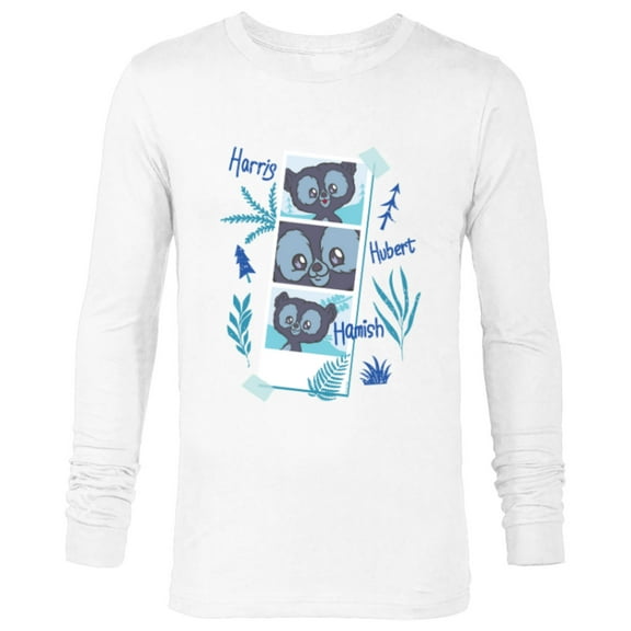 Disney and Pixar’s Brave Merida’s Bear Brothers Cute Photos - Long Sleeve T-Shirt for Men - Customized-White