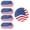 B, variant on Miwamany Patriotic Disposable Tableware Set for 24 Guests, Memorial Day & 4th of July Decorations, American Flag with Plates Cups , 250th Anniversary Party Kit