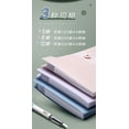 thumbnail image 3 of Zhuge Organizador de archivos expandible de 2 piezas con 8 bolsillos, carpetas de acordeón con etiquetas, organizador portátil de recibos de facturas y documentos,azul oscuro, 3 of 4