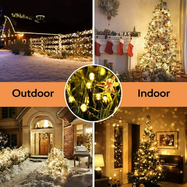 Christmas Lights, Low Voltage 72ft 200 LED Christmas Decorative