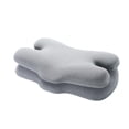 thumbnail image 3 of Almohada cervical ajustable, contorno , cómoda, y ligera para cuello y hombros, para quienes duermen de lado, boca abajo boca abajo. Gris claro, 3 of 8