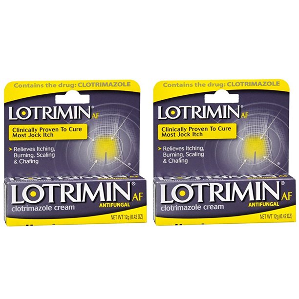 2 Pack Lotrimin AF For Jock Itch Cream, Antifungal, 0.42 Oz Each