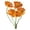 Orange, variant on THHEIC Mini Artificial Daisies Small Daisy Flowers Fake Spring Flowers Decorative Faux Flowers with Stems Home Decorations