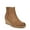 Honey Brown Smooth, variant on Womens' Chloe Ankle Booties, Taupe Fabric, 8 Wide
