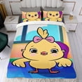 thumbnail image 4 of Canticos Conjunto de sábanas temático, trío de piezas, cómodo y amigable con la piel, diseño único, regalo de decoración para el hogar para familiares, amigos y fans,140cm *210cm, 4 of 6