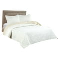 thumbnail image 2 of Legacy Decor Bedspread Coverle Modern Nature Seahorse 3-Count Reversible Lightweight All-Season White Shells Quilts, King, 2 of 7