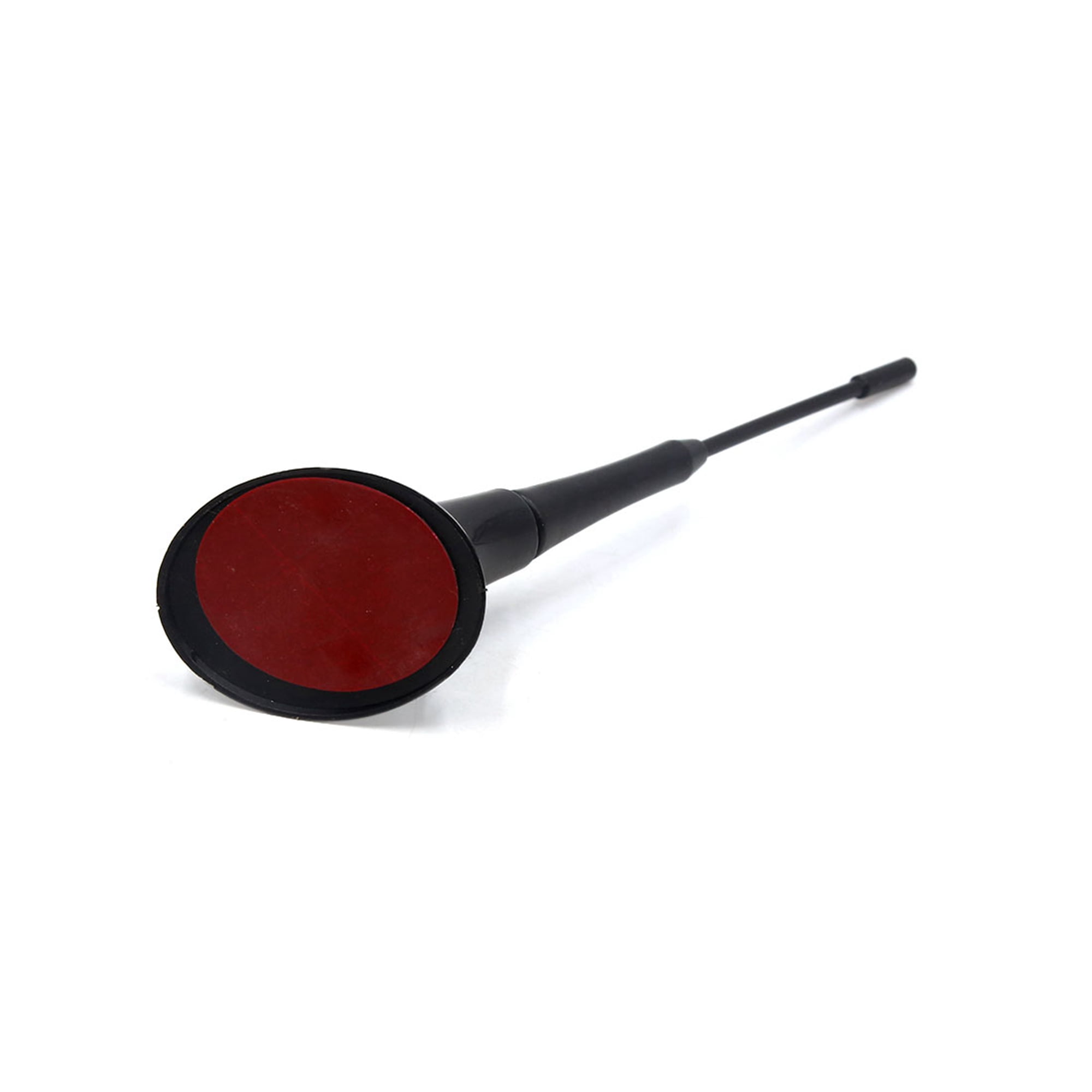 Unique Bargains Universal Black Self-Adhesive Oval Base Decorative Antenna Aerial for Car