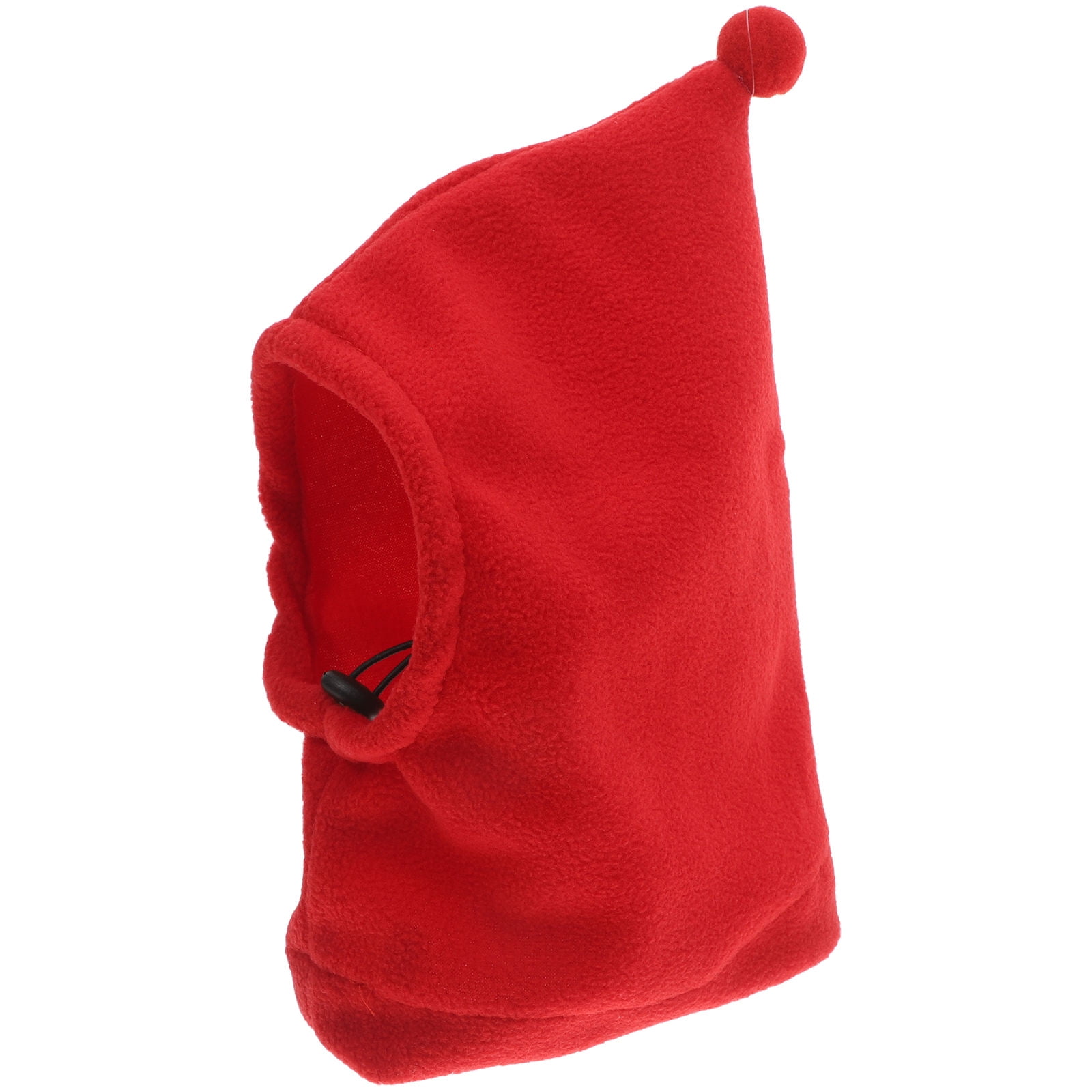 EXHUMKY Red Cat Winter Hat Adjustable Strap Polar Fleece Material for Pet Hat for Indoor Winter
