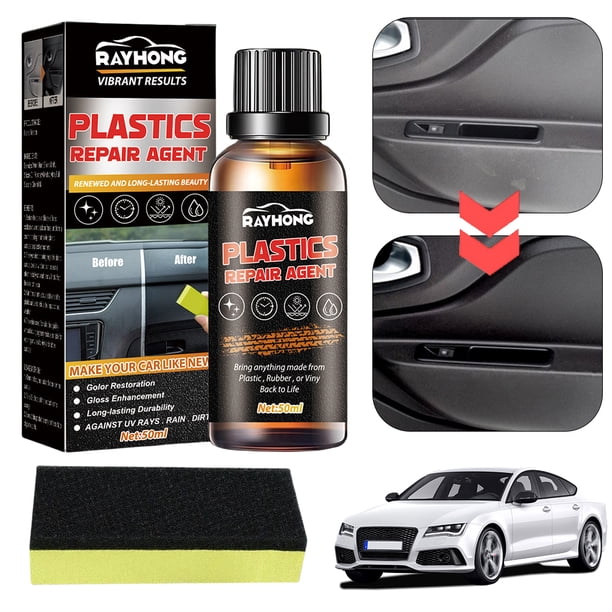Restaurador Plástico para Automóvil 50 Ml Revitalizing Coating Reparation Agent Vinilo Goma