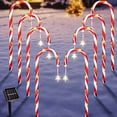 thumbnail image 2 of Adornos navideños baratos, muletas solares para dulces, luces navideñas ligeras para festivales, decoración navideña para exteriores, 2 of 4