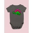 thumbnail image 3 of Dinosaur Smiling Bodysuit Infant -Image by Shutterstock,  6 Months, 3 of 4
