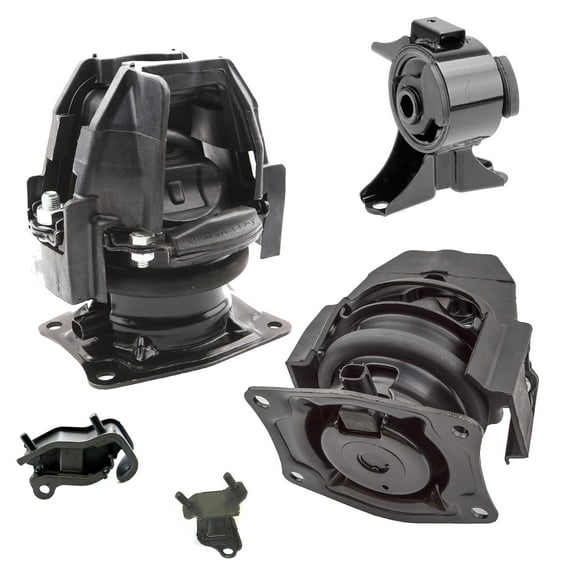 05-06 Honda Odyssey Touring EX-L 3.5L 4583ELC 65026ELC 4555 4559 6582 Engine Motor & Transmission Mount Set 5 With Bracket 05 06