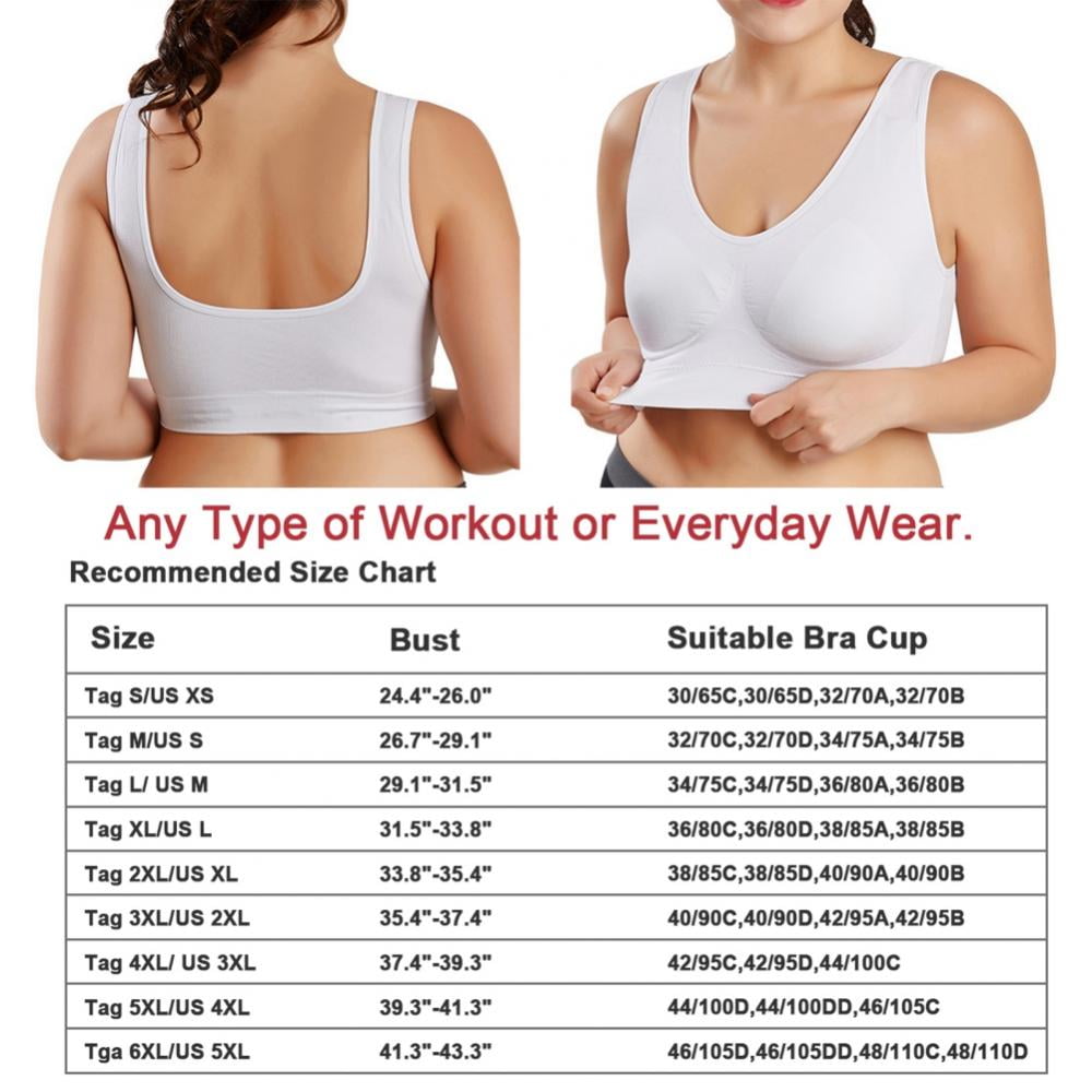 PRETTYWELL Racerback Sports Bras for Women,Molded Cup Sports Bra Wirefree  Workout Bra Mid Impact Padded Comfort Everyday Bras at  Women's  Clothing store