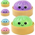 thumbnail image 1 of Pelotas antiestrés Squishy de Dumplings con glitter ltrueona, 2 piezas, 1 of 1